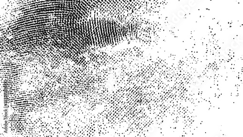 Grunge halftone vector background with bold dotted texture for vintage design projects