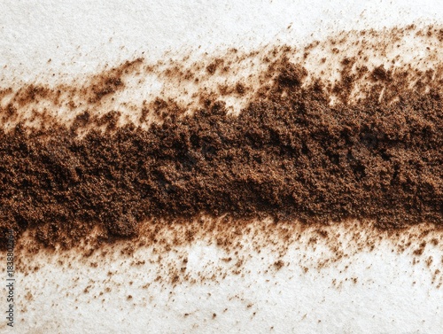 Wallpaper Mural Fine Ground Coffee Powder Spread on Light Background Texture Torontodigital.ca