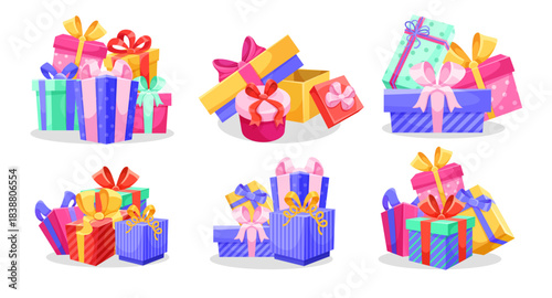 Gifts collection doodle