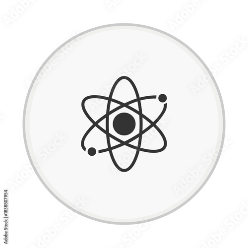 Atom Structure Science Icon