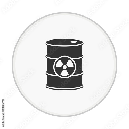 Radioactive Hazard Symbol Icon