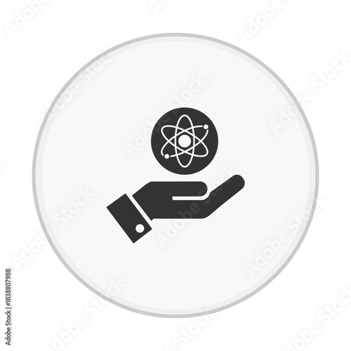 Science in Hand Icon