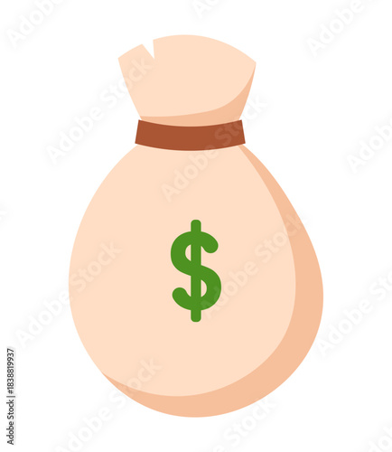 money back or lucky bag clipart illustration