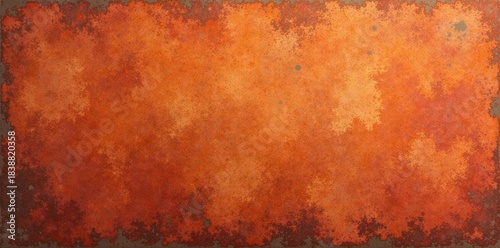 Textured terracotta grunge background; distressed, weathered, aged, concrete wall effect, terracotta, faded
