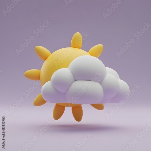 Cute Easter bunny with colorful eggs in a cheerful vector illustration