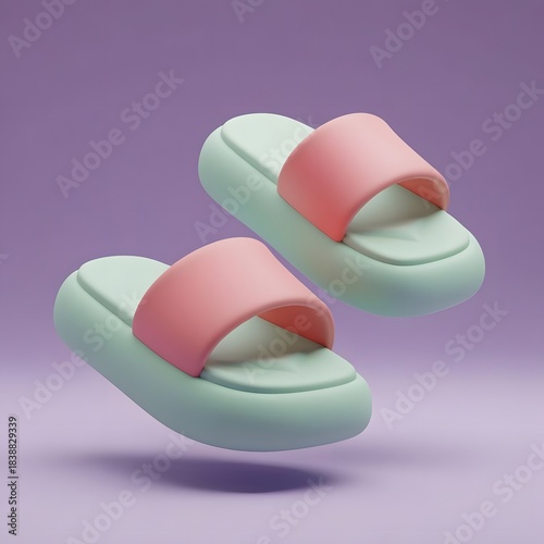 Heart shaped gift box on a white background