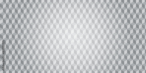 white creative cubes decoration triangle wall and wallpaper textile vector square tile, mosaic endless repeat hexagon block texture background.	