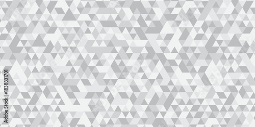 abstract geometric white and gray low polygon triangle vector paper wallpaper origami background. gradient grid creative digital business triangular low textile design.	