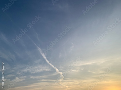 lightning in the sky