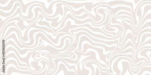 Beige elegant swirl abstract flow background. Design illustration for decoration, wall decor, wallpaper, cover, banner.