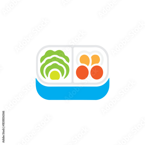 Lunchbox with food compartments