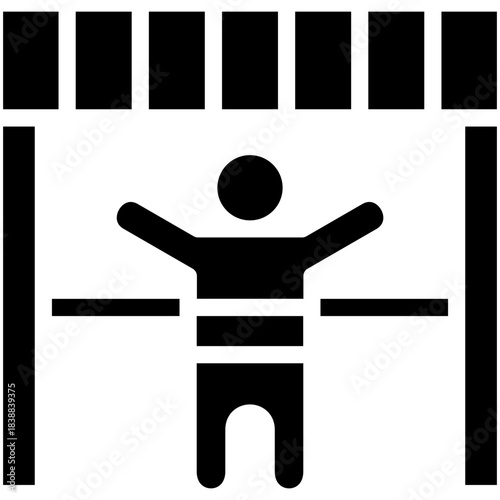 Crossed Finish Line Icon