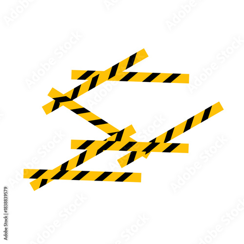 warning tape symbol sign