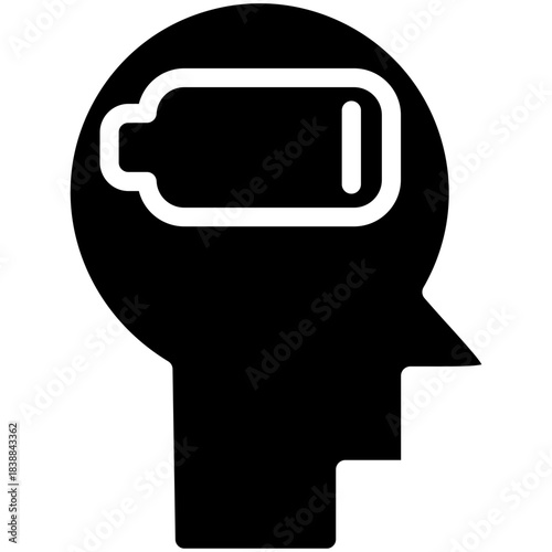 Drained Brain Icon