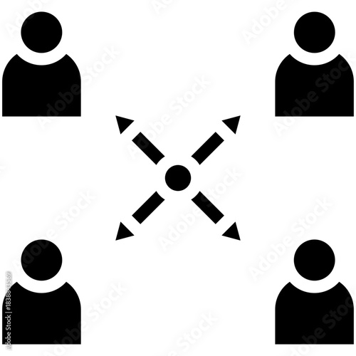 Cross functional Team Icon