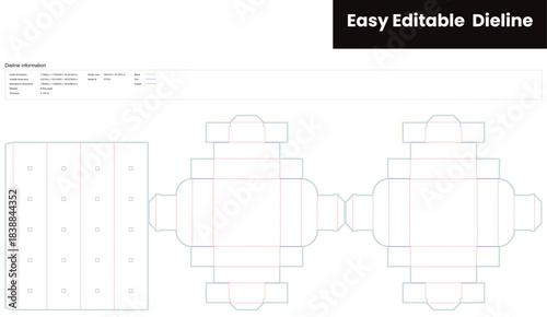 I beam display dieline template box dieline die lines packaging custom dieline  box cardboard box dieline pizza box dieline printable product packaging layout,
