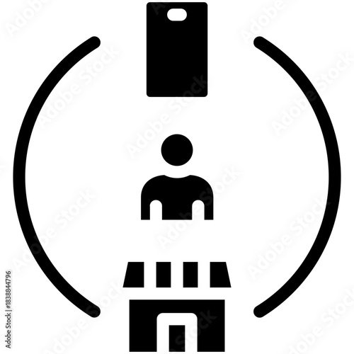 Omnichannel Merchandising Icon