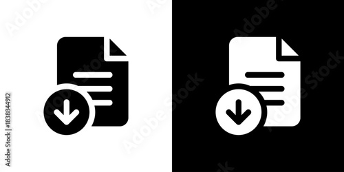書類ダウンロードのアイコン