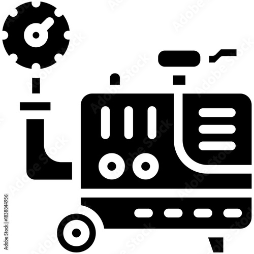 Compressed Air As A Service Icon