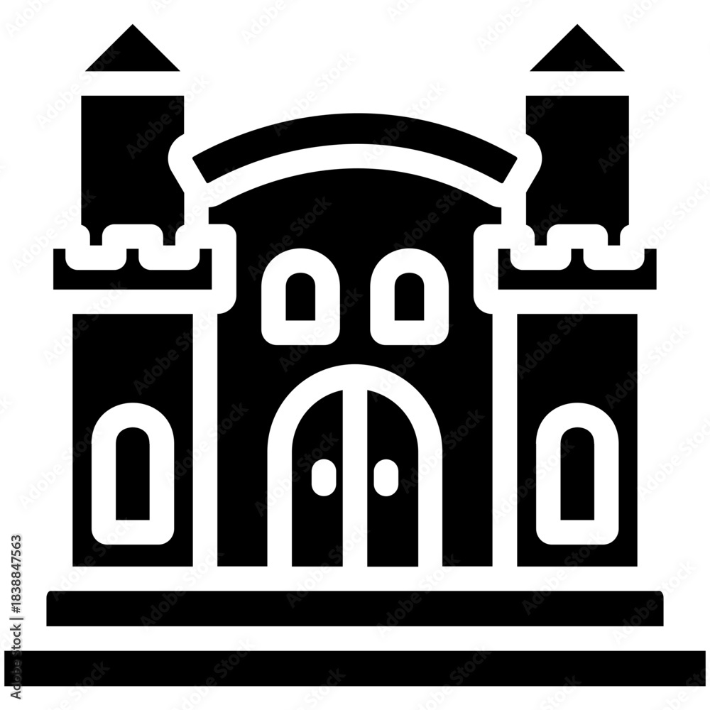 Fototapeta premium Fun House Icon