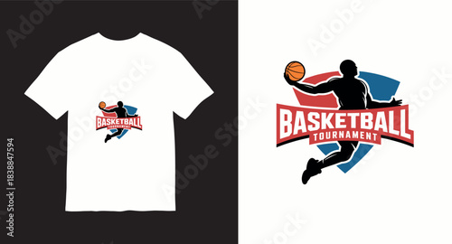Graffiti basketball vector t-shirt design