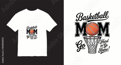Graffiti basketball vector t-shirt design