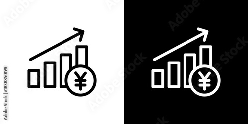 上昇のアイコン（日本円）
