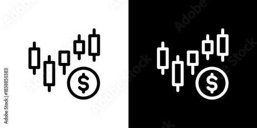 株価のアイコン（ドル）