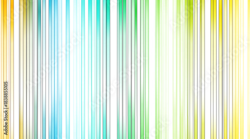 Colorful minimal ribbed stripes abstract geometric background. Vector graphic design