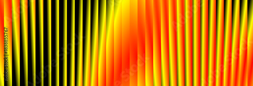 Vibrant Frequency Pattern black, Orange and Yellow Energy | Digital Soundwave Intense Spectral Display