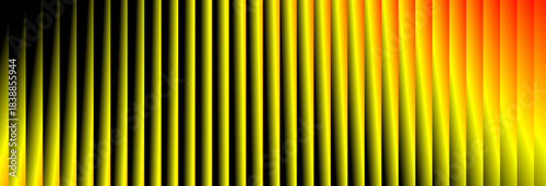 Vibrant Frequency Pattern black, Orange and Yellow Energy | Digital Soundwave Intense Spectral Display