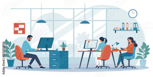 business meeting in a meeting