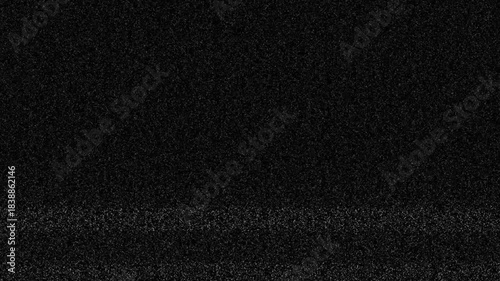 The Abstract  Tv no signal  on Seamless looped tv snow or noise background. The  Detuned and analog televisor with tv screen noise glitch effect concept on a black background 4k animation .
