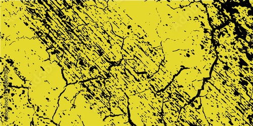 yellow black brush wrap car sticker pattern abstract banner sporty lines black yellow color combination grunge brush pattern racing motorsport  design, Eps 10.