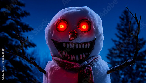 A horror monster holiday decoration