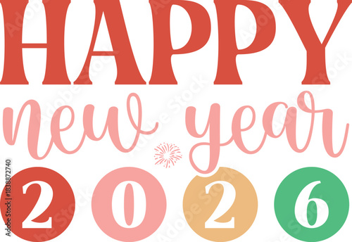 New Year Vector Design