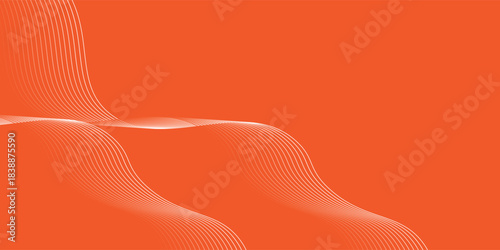Abstract Background, using brick orange or dark red, gives a warm, stimulating and energetic feeling. vector background technology wave
