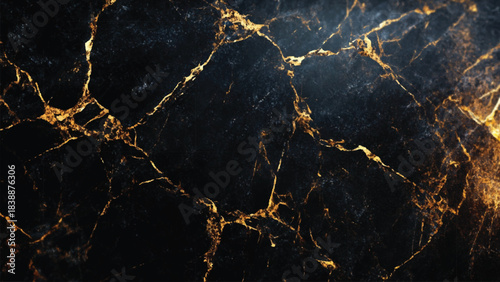 dark gold and black marble. grunge texture background