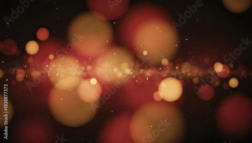 Warm abstract light-leak overlay with glowing blurred streaks, soft cinematic haze and dark background, ideal for blending in Photoshop. AI Generated.