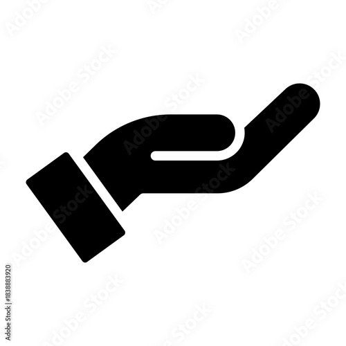 OpenHand Vector Glyph Icon Design