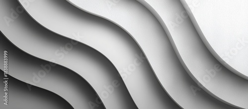 White and gray wave with a black line