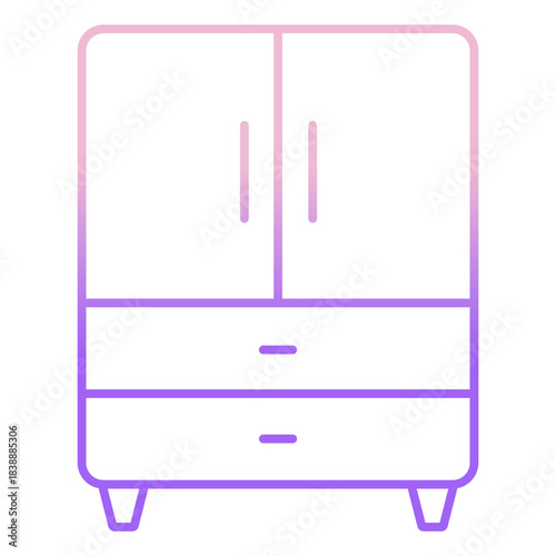 Outline Color Cabinet icon
