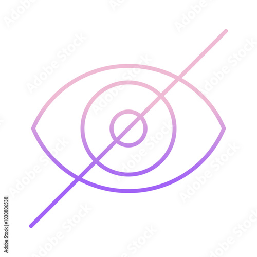 Outline Color Hide icon