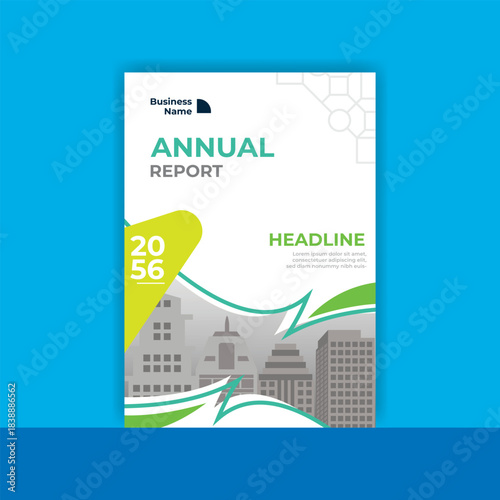 Business report cover, finance report, annual report cover, business cover, brochure, flyer, a4
