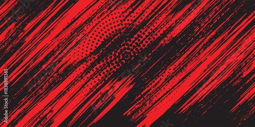 black red dragon decal brush fire volcano lava sakura Asia Japan anime style illustration sporty background banner style illustration.