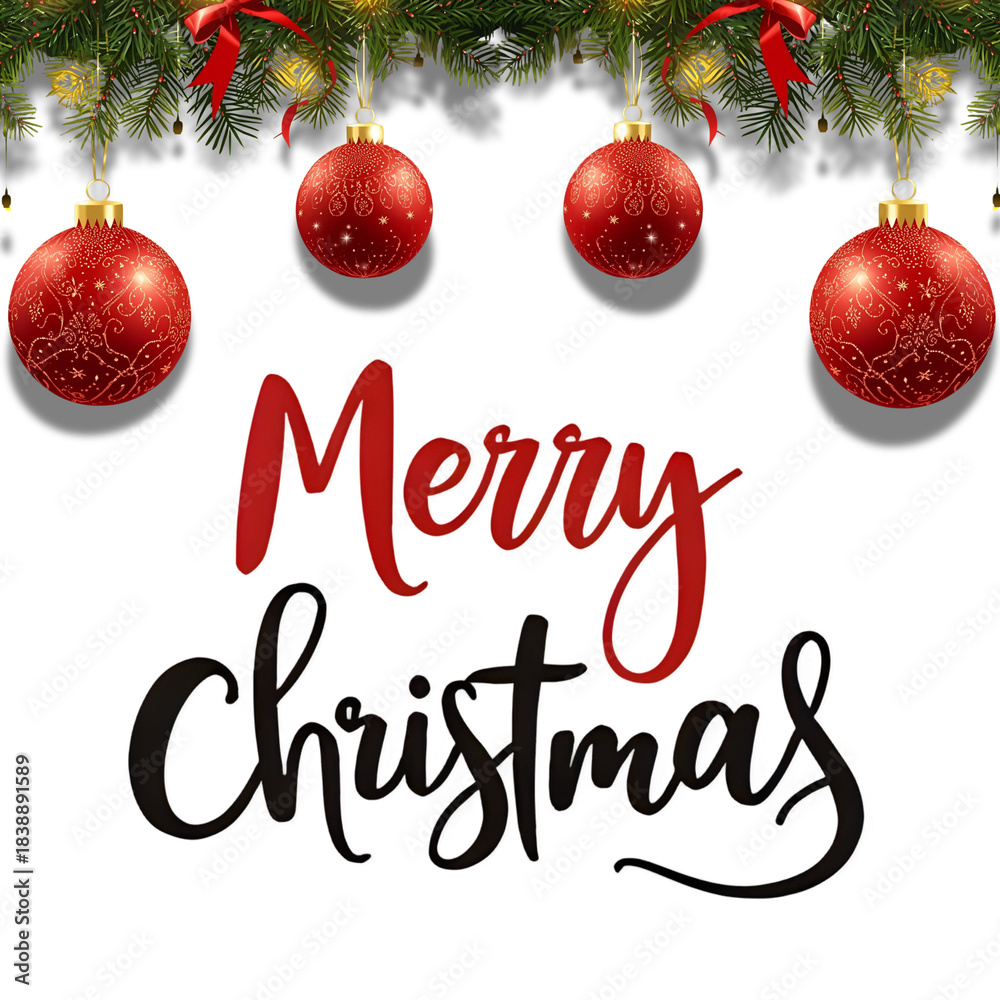 Fototapeta premium Christmas Theme for Editor, and Card