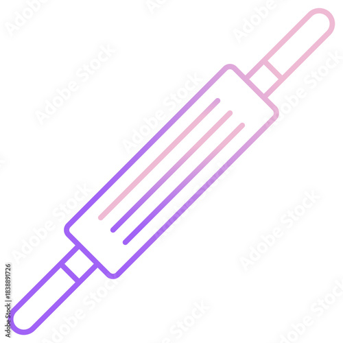 Outline Color Rolling pin icon