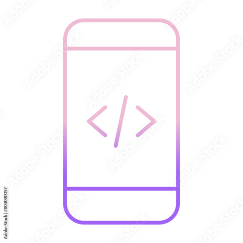 Outline Color website programming icon
