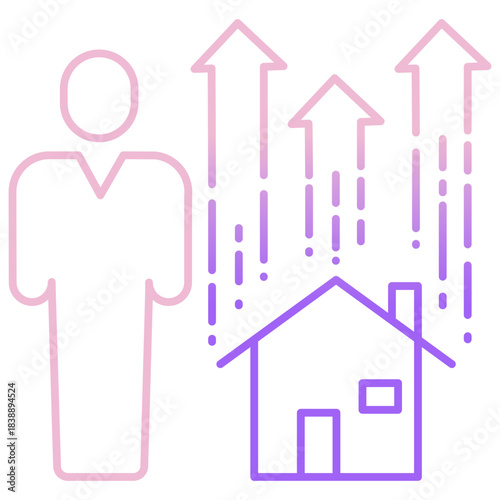 Outline Color Property valuation icon