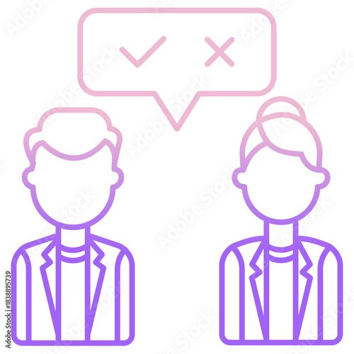 Outline Color Strategies icon